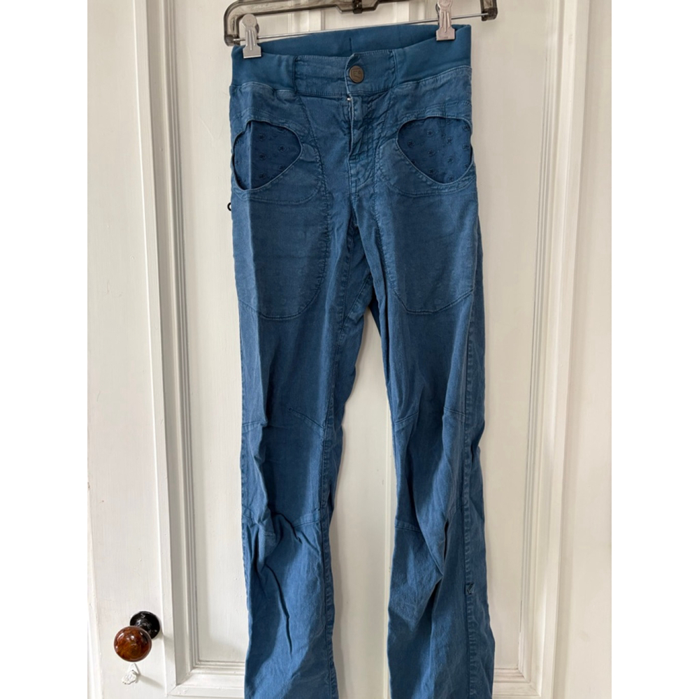 Women's E9 Blue ONDA FLAX Climbing Pants XS